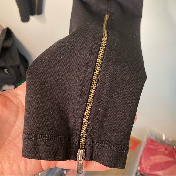 CAbi Black ponte knit ankle zipper leggings - Picture 5 of 15